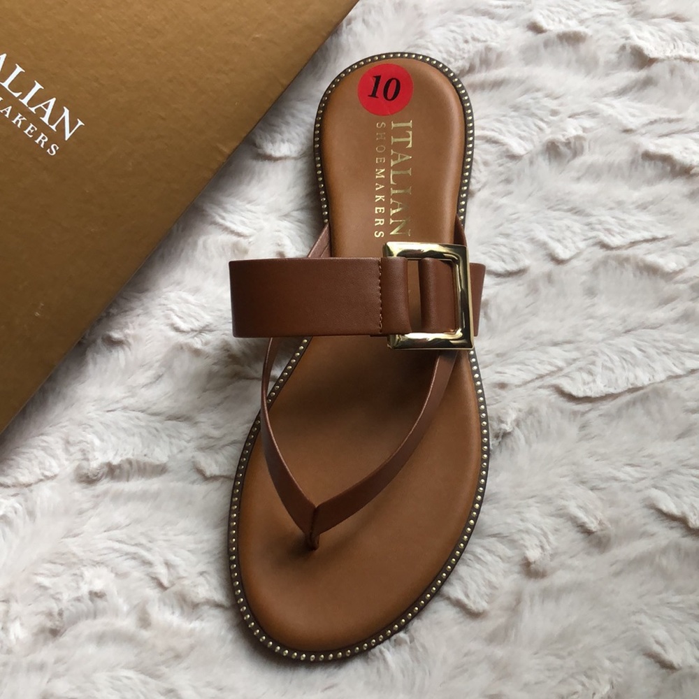 Italian Shoemakers Ladies Flat Sandals - Picture 6 of 9